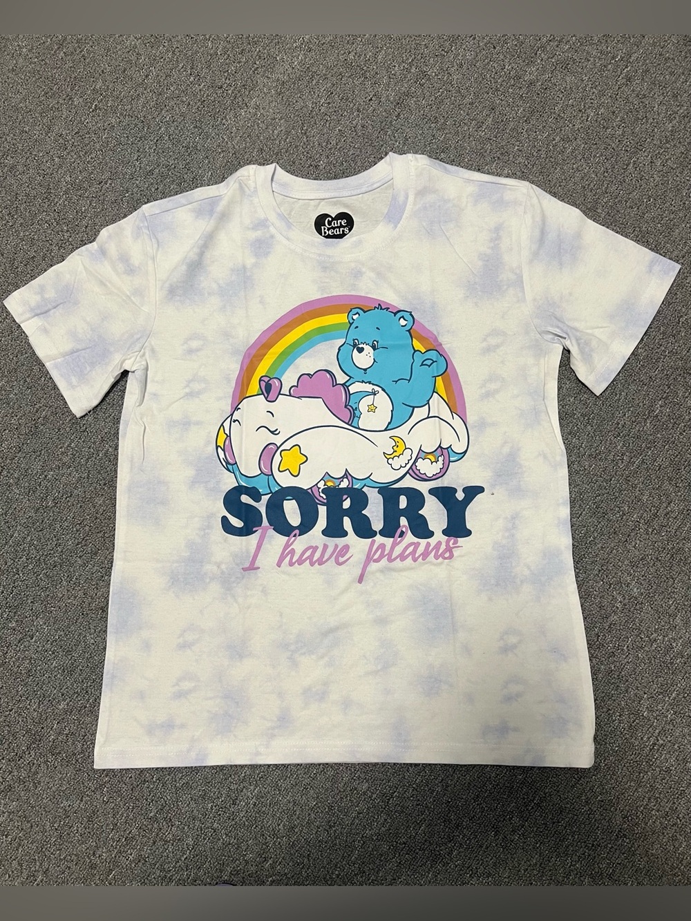 Care Bears White Tie-Dye Tee  Women's S